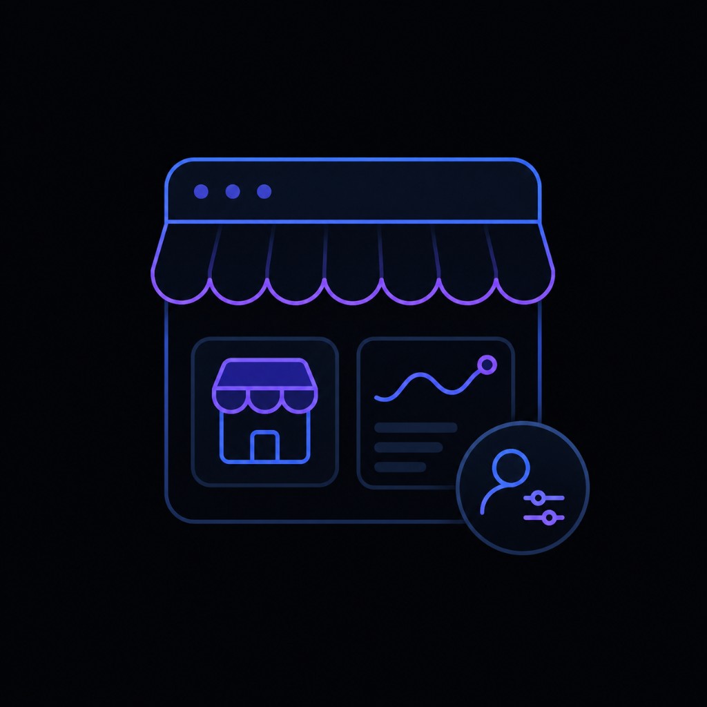 Marketplace operator dashboard illustration